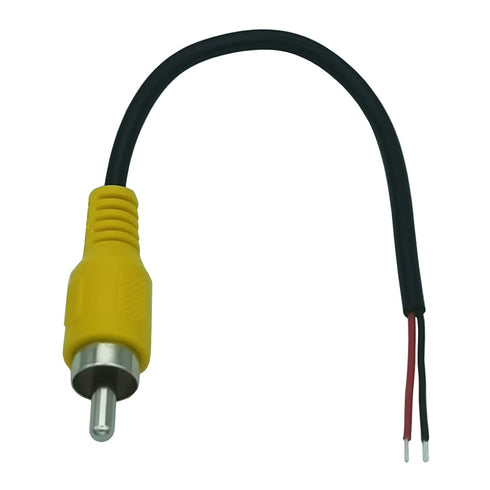 Speaker Wire RCA Male Plug Connector Jack Adapter to Bare Wire Open End Audio Video AV RCA Cable for Amplifier Receiver Speaker...