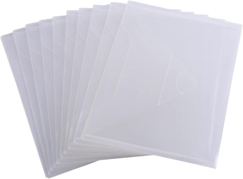 20 Pcs Large 10"X7" Stamp & Die Storage Pockets Resealable Clear Plastic Seal Bags Storagefor Cutting Dies Stencil Album Stamp Crafts for DIY Scra...