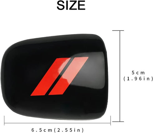 auovo Gear Shift Knob Trim for Charger Accessories Challenger 2015-2023 / Durango 2016-2023 ABS Interior Decoration Gear Shifter Cover (Black)...