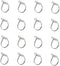 50PCS Silver 304 Stainless Steel Lever Back Earrings Earwire Findings for Earring Making,DIY Accessories,10x15mm...