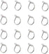 50PCS Silver 304 Stainless Steel Lever Back Earrings Earwire Findings for Earring Making,DIY Accessories,10x15mm...