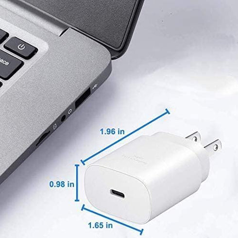 Samsung USB-C Super Fast Charging Power Adapter-25W PD Charger Block for S24 Ultra/S24/S24+/ iPhone 15/15 Plus/ 15 Pro/ 15 Pro Max/iPhone 14/iPhon...