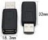 2 Pack USB 2.0 AF/AM Adapter TYPE A Female to USB A Male Adapter Connector Converter plug...
