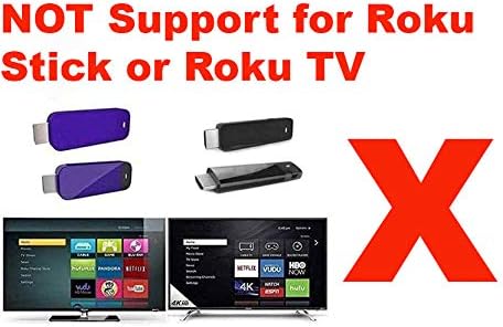 Remote Control Compatible with Roku Express HD LT XS XD Media Player Box; NOT Work for Roku Stick or Roku TV...