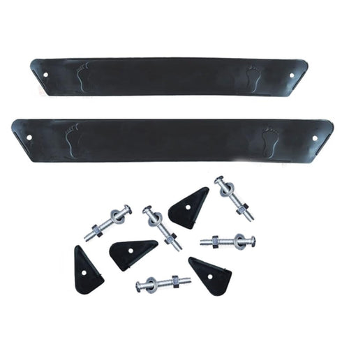 2Pcs Black Stroller Footrest Replacement Adjustable Stroller Extension Footboard Strollers and Accessories for Babies Pushchair Seat Liners, Baby ...