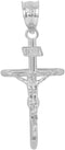 Religious Jewelry by FDJ .925 Sterling Silver 1.18" INRI Crucifix Cross Pendant...