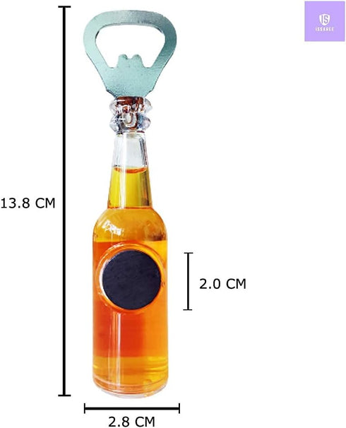 Magnetic Beer Bottle Opener Figure Beer Bottle Bar Refrigerator Decor Unique Birthday Gifts Collection (Corona Extra)...