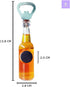 Magnetic Beer Bottle Opener Figure Beer Bottle Bar Refrigerator Decor Unique Birthday Gifts Collection (Corona Extra)...