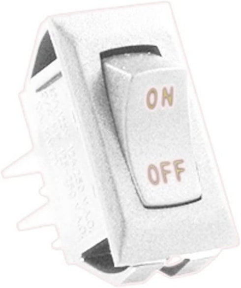 JR Products (12611-5 Ivory/Gold 12V On/Off Switch, (Pack of 5)...