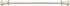 Decorative Window Curtain Rods with Finials, 28 to 48 Inches, 0.75 Diameter - Buono II, Carson Series - Lightweight & Easy to Install, Adjusts Tel...