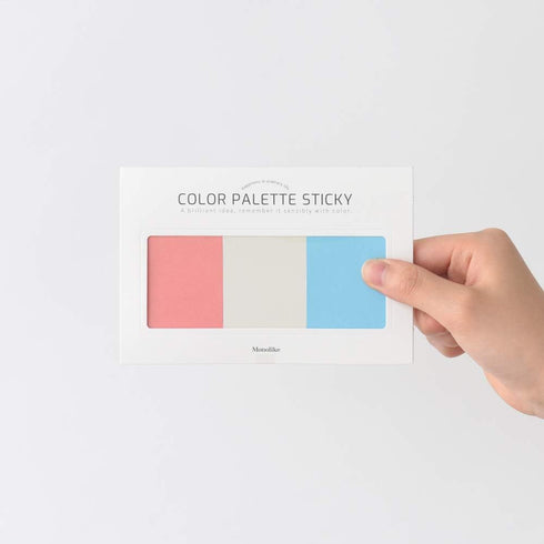 Monolike Color palette Sticky Solid 301 A SET 4p - Self-Adhesive Memo Pad 30 sheets...