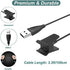 Kissmart 2-Pack Charger Cable for Fitbit Alta, Repalcement USB Charging Cable with 1m/3.3ft USB Cord for Fitbit Alta Smart Wristband Accessories...