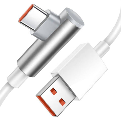 Jelanry 90° Elbow Design USB C Cable USB Type C Cable 5.9FT, 120W 90W HyperCharge Turbo Charging, 6A Fast Charging for Xiaomi Pad 5 14 12 Pro 12X ...