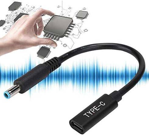 ASHATA Power Adapter Cable,65W PD Type C 4.5mm x 0.6mm Interface Charging Cable Notebooks Power Connector for Notebooks Laptop...
