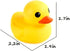Bath Duck Toys 12 PCS Yellow Rubber Ducks Squeak & Float Ducky Baby Shower Pool Toy for Toddlers Kids Boys Girls...