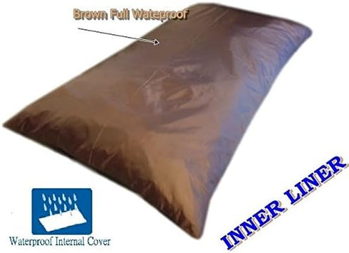 Waterproof Water Resistant Internal Inner Dog Cat Bed Pillow Zipper Cover Liner Case (47X29X4 INCHES)...