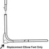 Replacement Parts for Fisher-Price Cradle 'n Swing - H0786 ~ Basic Model ~ Fits Other Models as Well ~ Replacement Elbow Feet...