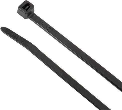 Klein Tools 450-200 Cable Ties, 50-Pound Tensile Strength, Heavy Duty Nylon Cable Zip Ties, Indoor / Outdoor Use, 7.75-Inch, Black, 100-Piece...