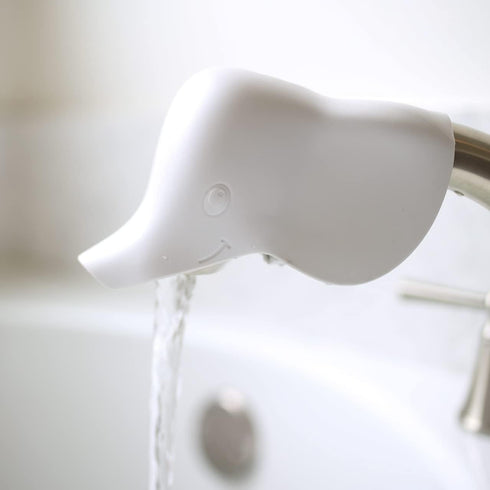 Nuby Safety Bathtub Spout Guard with Top Opening for Diverter– Elephant...