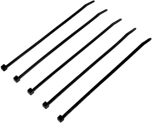 Klein Tools 450-200 Cable Ties, 50-Pound Tensile Strength, Heavy Duty Nylon Cable Zip Ties, Indoor / Outdoor Use, 7.75-Inch, Black, 100-Piece...