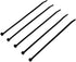 Klein Tools 450-200 Cable Ties, 50-Pound Tensile Strength, Heavy Duty Nylon Cable Zip Ties, Indoor / Outdoor Use, 7.75-Inch, Black, 100-Piece...