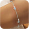 Love Heart Bracelet for Women 925 Sterling Silver Cute Star Moon Emerald Charm Chain Bracelet 14k Gold Plated Adjustable Link Bracelet Bangle Jewe...