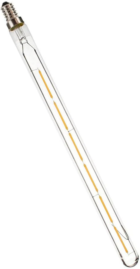 T300 Dimmable Vintage LED Edison Bulbs 6W T300 Dimmable LED Filament Bulb Long Tubular Vintage LED Lights,E14 Small Base,Clear Glass,Warm White 23...