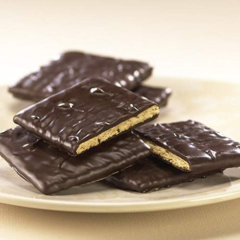 Asher's Chocolates Company, Chocolate Covered Graham Crackers, Made From the Finest Kosher Chocolate, Small Batches, Family Owned Since 1892 (7.15...