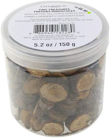 Darice 30050330 Fairy Garden Wood, Small, 5.29 Ounces...