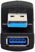 cablecc 1 Set Up & Down Angled USB 3.0 Adapter A Male to Female Extension 180 Degree 5Gbps...