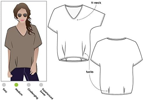 Style Arc Sewing Pattern - Daphne Tunic (Sizes 04-16)...