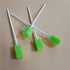 Dental Swabs Unflavored Swabsticks-Oral Cavity Cleaning Mouth Swab, Tooth Shaped, Untreated Unflavored, Box of 150 counts (Fruit Green)...