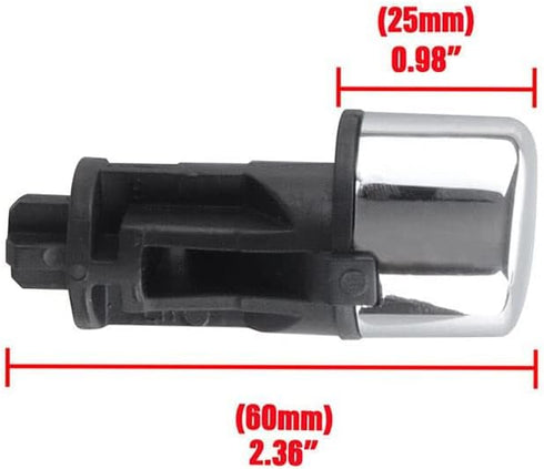 Unifizz Car Premium Replacement OEM Quality Shift Knob Shifter Button Handle Repair Kit with Spring Fits Honda Accord 1998-2002 with Transmissions...