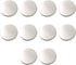 10 Pcs 10mm Zinc Alloy Buttons, Round Clothing Hook Buttons, Clothes Fasteners for Sewing Knitting Crafting, Silver...
