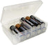 Dial Industries AA Battery Storage Box (B328FN), Clear, 12 AA...