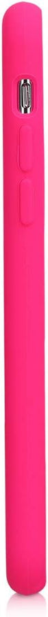 kwmobile Case Compatible with Apple iPhone Xs Case - TPU Silicone Phone Cover with Soft Finish - Neon Pink...