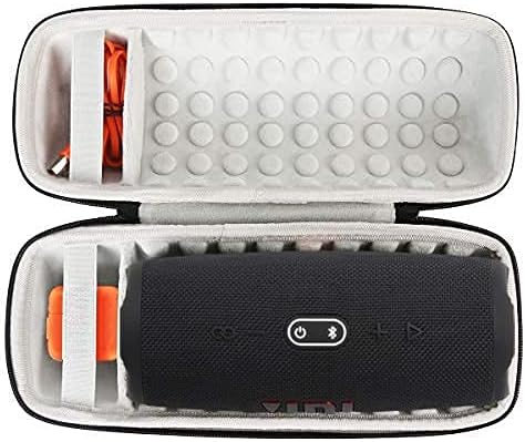 khanka Hard Travel Case Replacement for JBL Charge 4 / JBL Charge 5 Portable Waterproof Wireless Bluetooth Speaker (Black)...