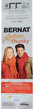 Bernat Softee Chunky Yarn, Super Bulky #6, 3 Skeins Bundle (Gray Heather)...
