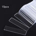 6Pcs Clear Acrylic Press on Nails Storage Packaging Boxes &10Pcs Nail Tips Display Holder and Double Sided Adhesive Tape Nail Display Organizer fo...