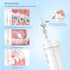 NewWay Water Dental Flosser for Teeth, Portable and Rechargeable Oral Irrigator with 4 Flossing Tips Waterproof Teeth Cleaner Picks for Home Trave...