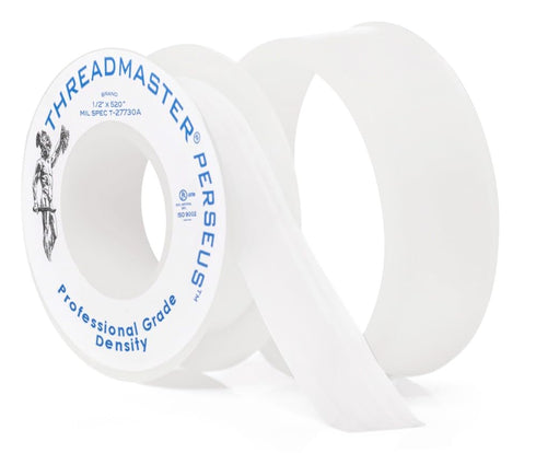 Teflon Professional Grade (High Density) Tape - Teflon Tape Plumbing - 1/2 Inch Wide X 520 Inches Long - Pipe Tape - PTFE Tape - Thread Tape Plumb...