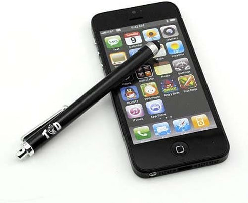 TCD 10 Pack Black High Precision Universal Capacitive Touch Screens Devices, Stylus Pens for Touch Screens Devices, Compatible with iPhone, iPad, ...