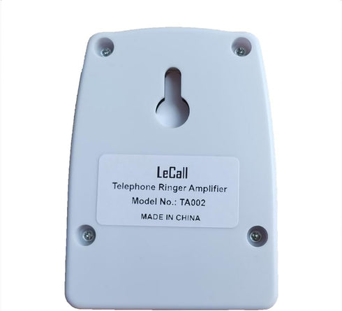 Telephone Ringer Amplifier Phone Ring Enhancer Adjustable Ringer Volume HI LO Switch with Flash Light TA002......