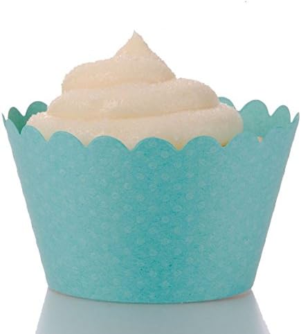 Dress My Cupcake Standard Diamond Blue Cupcake Wrappers, Set of 12...