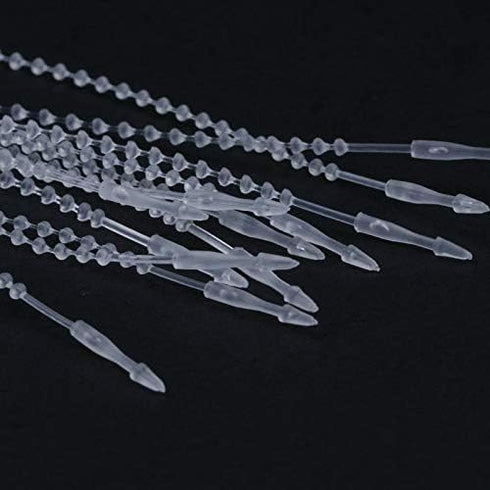 1000PCS Adjustable Security Beaded Loop Tie Plastic Hand Wear Tag Rope Plastic Paper Prices Tag Fasteners...