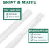 Kitchen Silicone Stove Counter Gap Cover - Flexible Easy Clean Heat Resistant Wide & Long Gap Cap Fillers, Seals Spills Between Appliances, Furniture, Stovetop, Oven, Washer & Dryer, Set of 2 (White)
