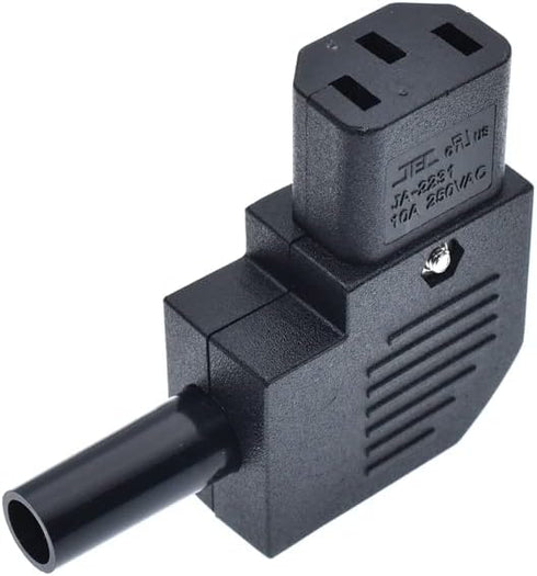 IEC C13 Right Angled Power Cord Plug Connector,IEC 320 C13 90 Degree Female Plug Rewirable Power Connector 3pin Socket 10A /250V (C13 Right Angled...