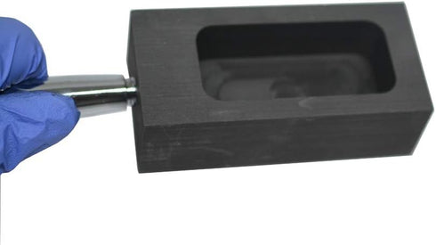 OTOOLWORLD Gold Silver Graphite Ingot Mold Mould Crucible for Melting Casting Refining with Metal Bar (500g)...