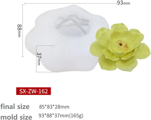 Handmade Soap & Candle Mold - Sunflower Silicone Mold for Resin & Cake Decoration...