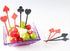 YukaBa 200 Pack of Black and Red Poker Shape Fruit Toothpick Food Decoration Cocktail Sticks for Birthday Party Baby Shower Wedding, 1...
